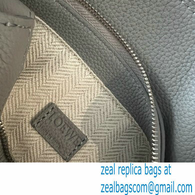 Loewe Mini Puzzle bag in soft grained calfskin pearl gray 2024