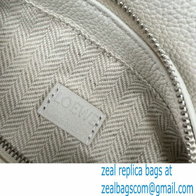 Loewe Mini Puzzle bag in soft grained calfskin white 2024