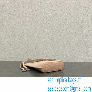 Loro Piana Bale Phone Case in Grained Calfskin Candoglia Marble