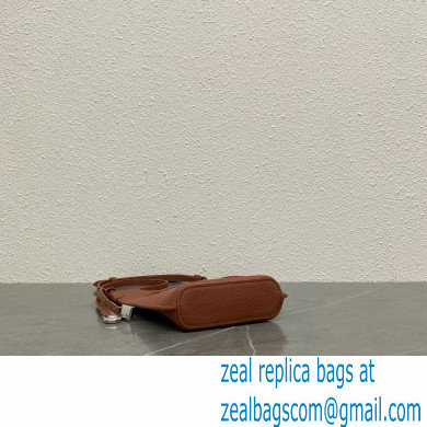 Loro Piana Bale Phone Case in Grained Calfskin Kummel