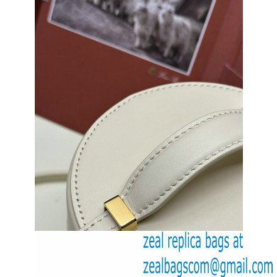 Loro Piana Extra Case Medium Bag in Smooth Calfskin White 2024