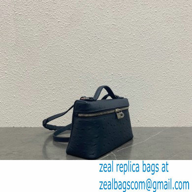 Loro Piana Extra Pocket L19 Bag in Ostrich Leather 01