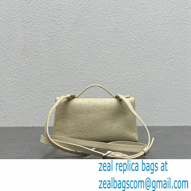 Loro Piana Extra Pocket L19 Bag in Ostrich Leather 05