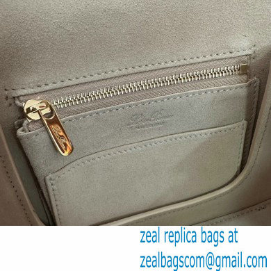 Loro Piana Mini Ghiera bag in Smooth Calfskin Black 2024