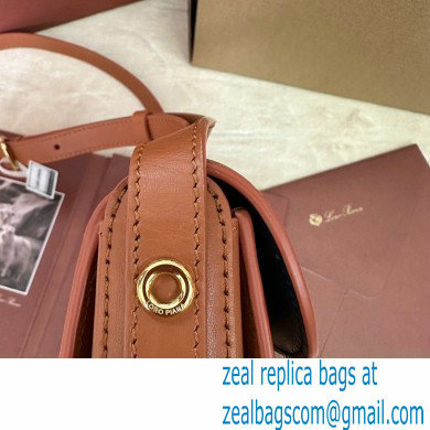 Loro Piana Mini Ghiera bag in Smooth Calfskin Brown 2024