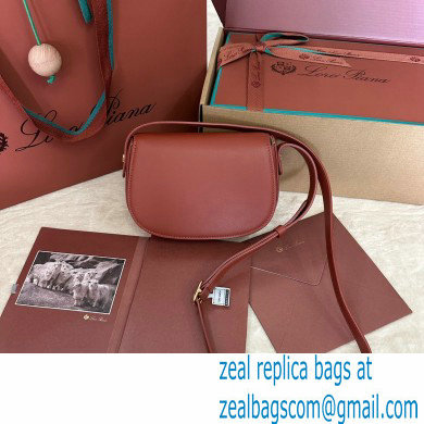 Loro Piana Mini Ghiera bag in Smooth Calfskin Deep Kummel 2024