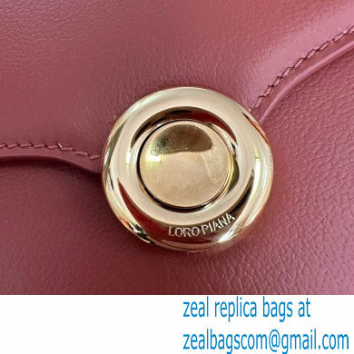 Loro Piana Mini Ghiera bag in Smooth Calfskin Deep Kummel 2024