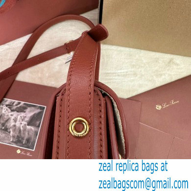 Loro Piana Mini Ghiera bag in Smooth Calfskin Deep Kummel 2024