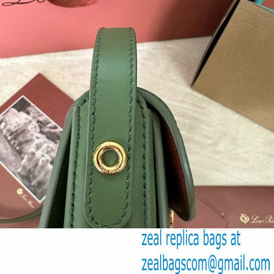 Loro Piana Mini Ghiera bag in Smooth Calfskin Green 2024