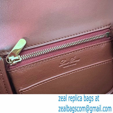 Loro Piana Mini Ghiera bag in Smooth Calfskin Green 2024