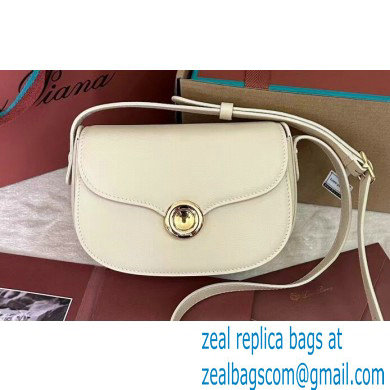 Loro Piana Mini Ghiera bag in Smooth Calfskin White 2024