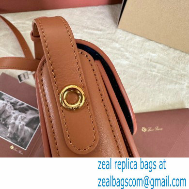 Loro Piana Small Ghiera bag in Smooth Calfskin Brown 2024