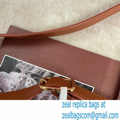 Loro Piana Small Ghiera bag in Smooth Calfskin Brown 2024