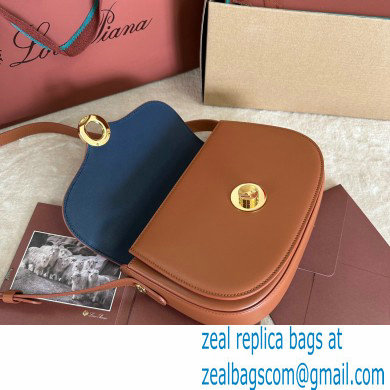 Loro Piana Small Ghiera bag in Smooth Calfskin Brown 2024