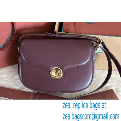 Loro Piana Small Ghiera bag in Smooth Calfskin Burgundy 2024