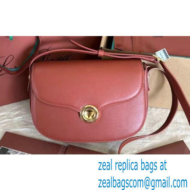 Loro Piana Small Ghiera bag in Smooth Calfskin Deep Kummel 2024