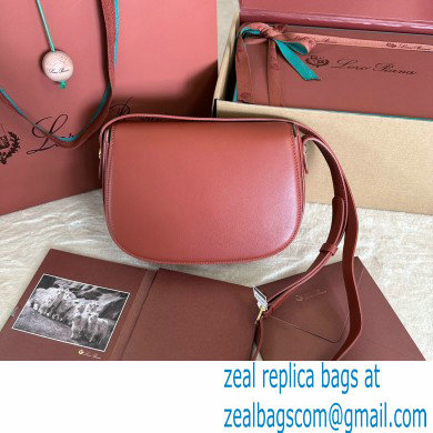 Loro Piana Small Ghiera bag in Smooth Calfskin Deep Kummel 2024