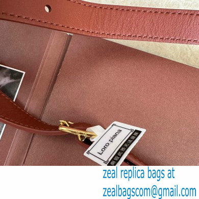 Loro Piana Small Ghiera bag in Smooth Calfskin Deep Kummel 2024