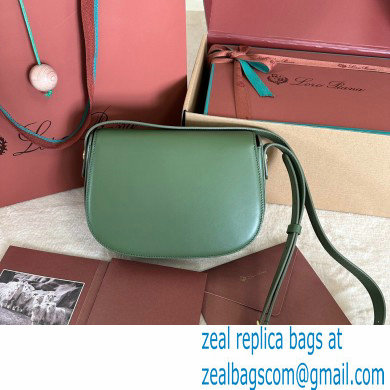 Loro Piana Small Ghiera bag in Smooth Calfskin Green 2024