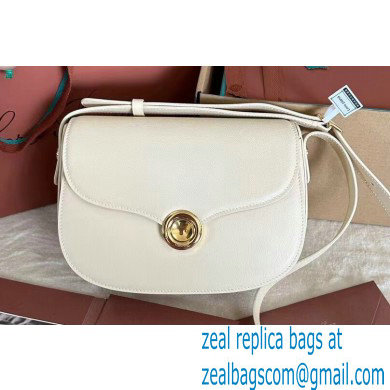 Loro Piana Small Ghiera bag in Smooth Calfskin White 2024