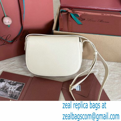 Loro Piana Small Ghiera bag in Smooth Calfskin White 2024