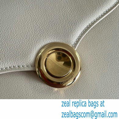 Loro Piana Small Ghiera bag in Smooth Calfskin White 2024