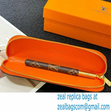 Louis Vuitton Charlotte Pencil Pouch GI1042 Orange 2024