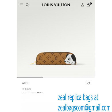 Louis Vuitton Charlotte Pencil Pouch GI1112 2024 - Click Image to Close