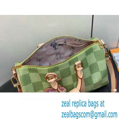 Louis Vuitton Damier Golf coated canvas Keepall Bandouliere 35 Bag N40671 Green 2024