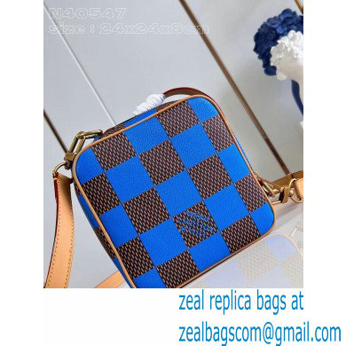 Louis Vuitton Damier Pop canvas Chess Messenger Bag N40547 Blue 2024