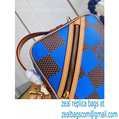 Louis Vuitton Damier Pop canvas Chess Messenger Bag N40547 Blue 2024