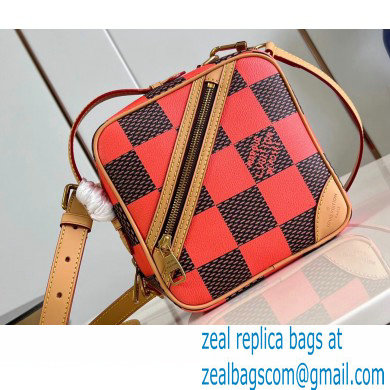 Louis Vuitton Damier Pop canvas Chess Messenger Bag N40548 Orange 2024