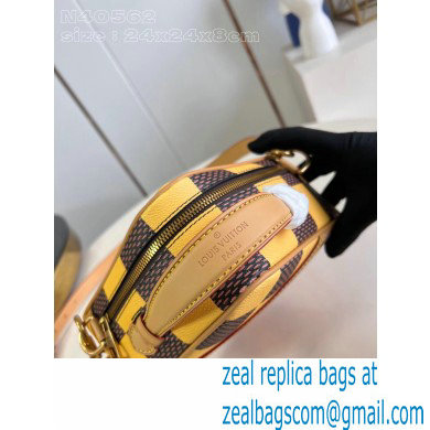 Louis Vuitton Damier Pop canvas Chess Messenger Bag N40562 Yellow 2024