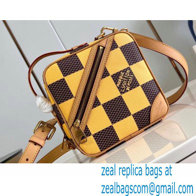 Louis Vuitton Damier Pop canvas Chess Messenger Bag N40562 Yellow 2024