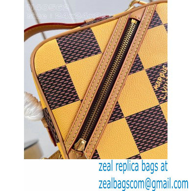 Louis Vuitton Damier Pop canvas Chess Messenger Bag N40562 Yellow 2024