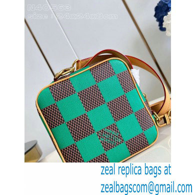 Louis Vuitton Damier Pop canvas Chess Messenger Bag N40563 Green 2024