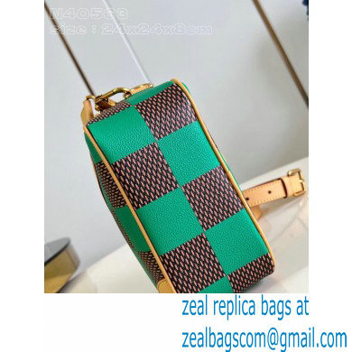 Louis Vuitton Damier Pop canvas Chess Messenger Bag N40563 Green 2024