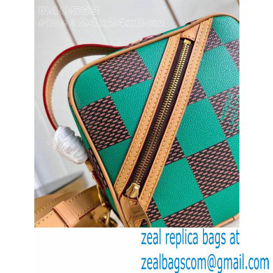 Louis Vuitton Damier Pop canvas Chess Messenger Bag N40563 Green 2024