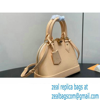 Louis Vuitton Epi leather Alma BB Bag M24597 Beige 2024