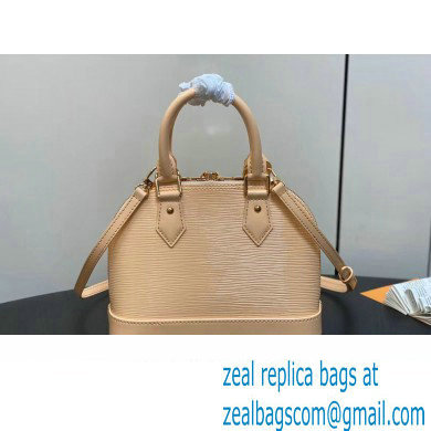 Louis Vuitton Epi leather Alma BB Bag M24597 Beige 2024