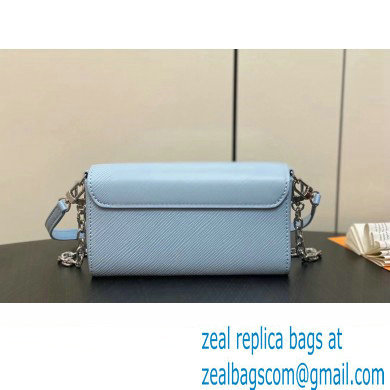 Louis Vuitton Epi leather Twist West Pochette Bag M83478 Ice Blue 2024