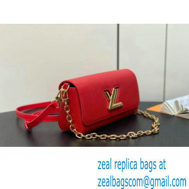 Louis Vuitton Epi leather Twist West Pochette Bag M83593 Red 2024