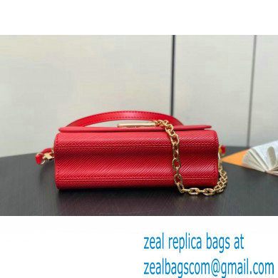 Louis Vuitton Epi leather Twist West Pochette Bag M83593 Red 2024