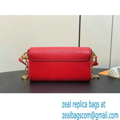 Louis Vuitton Epi leather Twist West Pochette Bag M83593 Red 2024