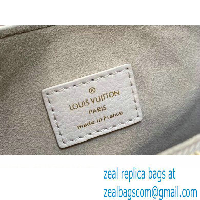 Louis Vuitton Grained calfskin Low Key Shoulder Bag M24990 Limestone Gray 2024