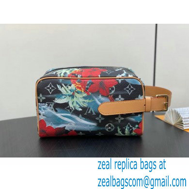 Louis Vuitton Locker Dopp Kit Bag Floral Print 04 2024