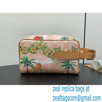 Louis Vuitton Locker Dopp Kit Bag Floral Print M24799 2024