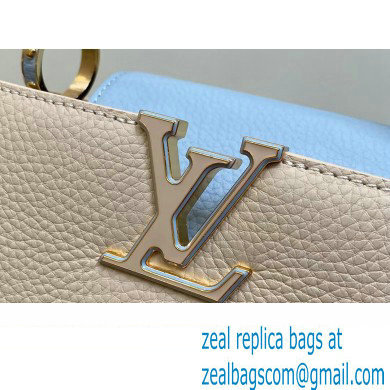 Louis Vuitton Lovelock chain Taurillon leather Capucines BB Bag M23950 Creamy 2024