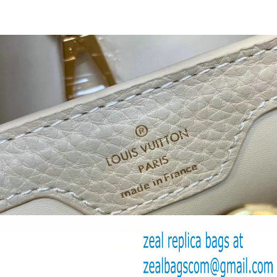 Louis Vuitton Lovelock chain Taurillon leather Capucines BB Bag M23950 Creamy 2024