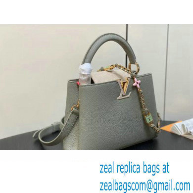 Louis Vuitton Lovelock chain Taurillon leather Capucines BB Bag M23950 Dusty Green 2024